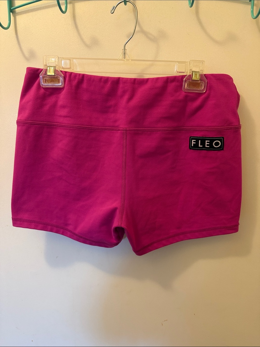 Fleo Women's Bright Pink Athletic Shorts